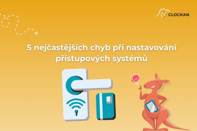 chyby v nastavení přístupových systémů